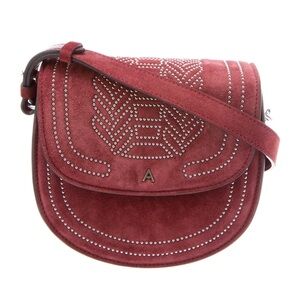 Altuzarra Ghianda Mini Calf Saddle Bag. Red / Bordeaux. Almost new.